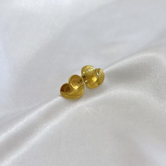 ΣΚΟΥΛΑΡΙΚΙΑ CLARA'S HEART ΑΠΟ ΑΣΗΜΙ 925 - Image 3
