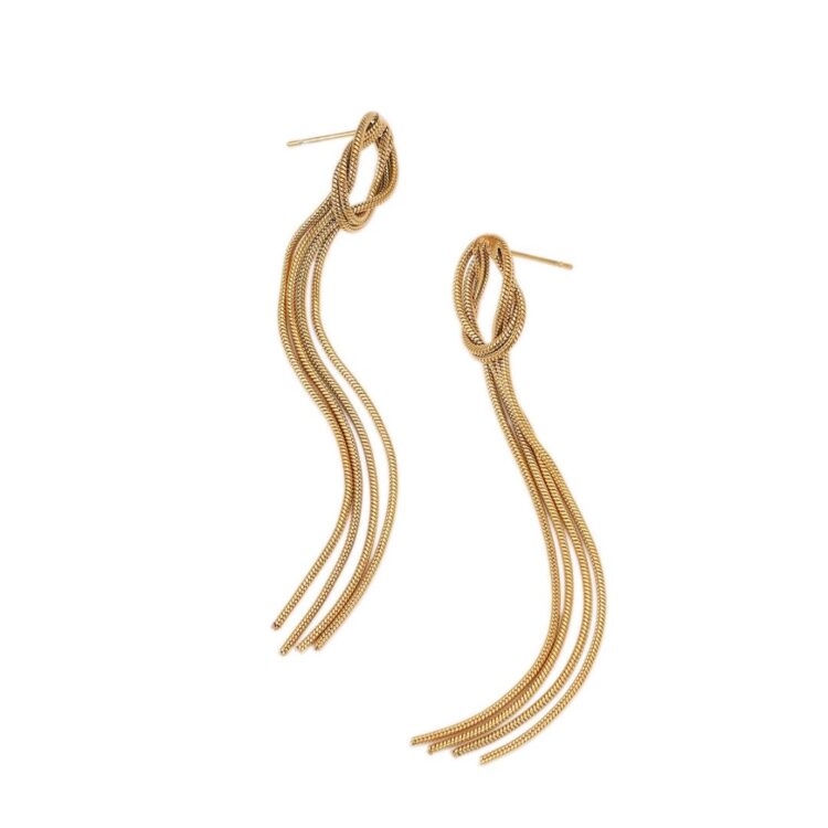 ΣΚΟΥΛΑΡΙΚΙΑ GOLDEN TASSELS ΑΠΟ ΑΝΟΞΕΙΔΩΤΟ ΑΤΣΑΛΙ