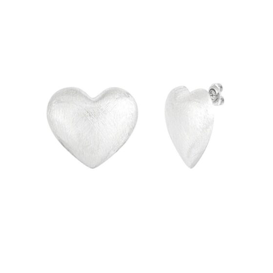 ΣΚΟΥΛΑΡΙΚΙΑ BUTTON HEARTS ΑΠΟ ΑΝΟΞΕΙΔΩΤΟ ΑΤΣΑΛΙ - Image 3