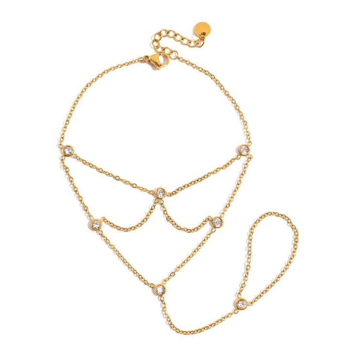 ΒΡΑΧΙΟΛΙ GOLDEN GLAM ΑΠΟ ΑΝΟΞΕΙΔΩΤΟ ΑΤΣΑΛΙ