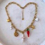 ΚΟΛΙΕ SUMMER FUN ΜΕ CHARMS ΑΠΟ ΑΝΟΞΕΙΔΩΤΟ ΑΤΣΑΛΙ