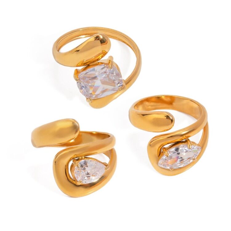 ΔΑΧΤΥΛΙΔΙΑ GOLDEN GLAM ΑΠΟ ΑΝΟΞΕΙΔΩΤΟ ΑΤΣΑΛΙ