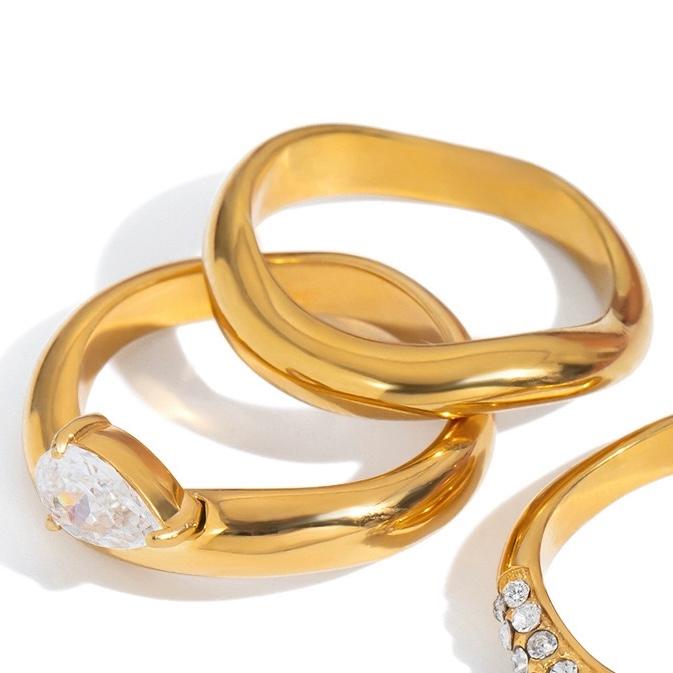 ΔΑΧΤΥΛΙΔΙ GOLDEN SHINE ΑΠΟ ΑΝΟΞΕΙΔΩΤΟ ΑΤΣΑΛΙ