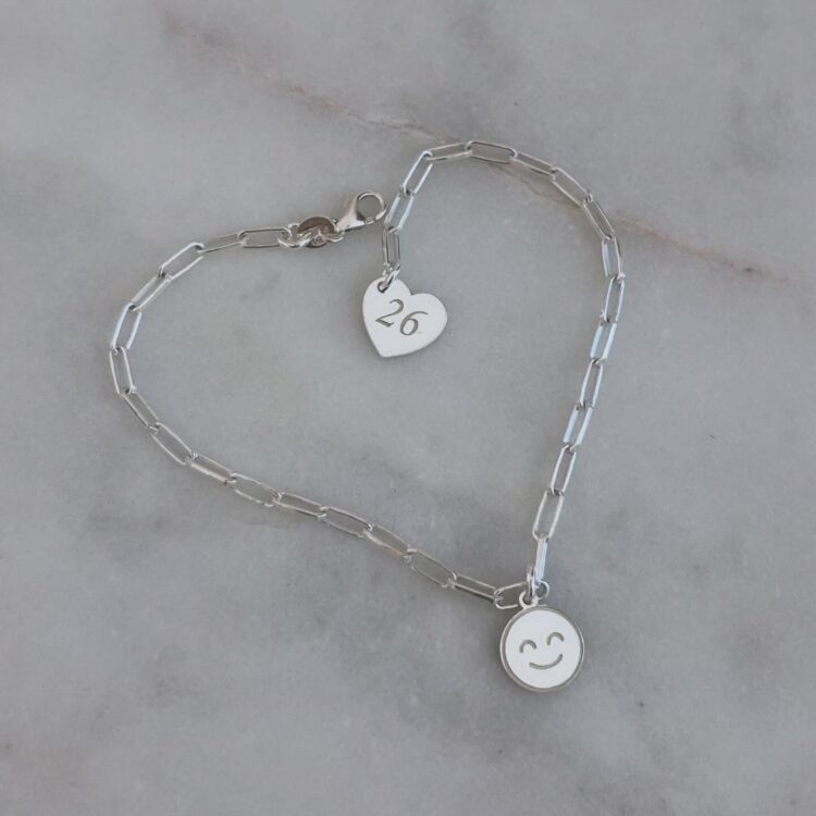 ΒΡΑΧΙΟΛΙ ΓΟΥΡΑΚΙ 2026 ΑΠΟ ΑΣΗΜΙ 925 ΜΕ 1 CHARM