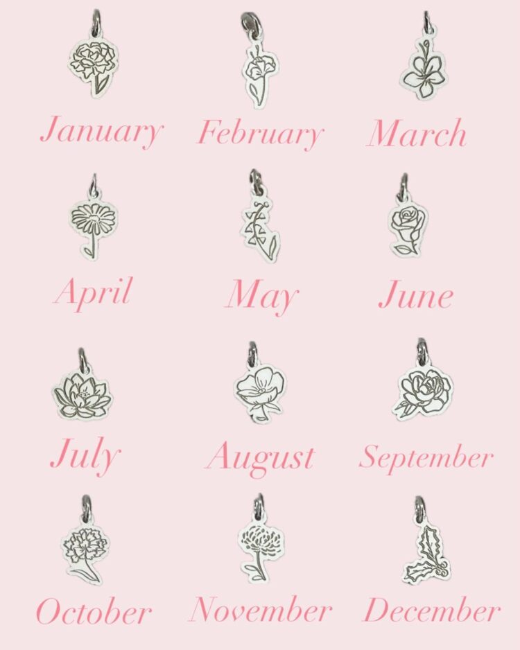 EXTRA CHARMS ΜΕ ΛΟΥΛΟΥΔΙΑ ΓΕΝΝΗΣΗΣ ΑΠΟ ΑΣΗΜΙ 925