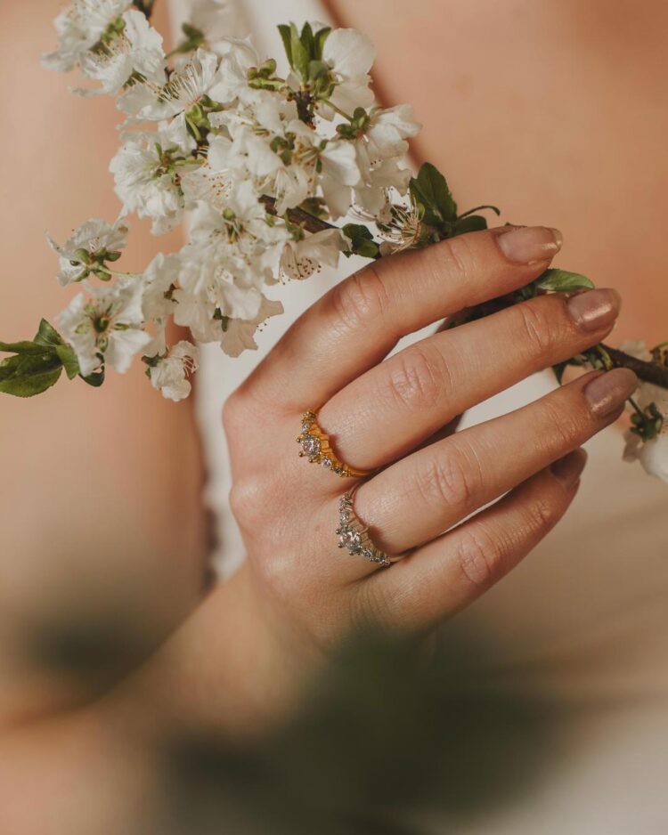 ΔΑΧΤΥΛΙΔΙ PRINCESS ΜΕ ZIRCON ΑΠΟ ΑΣΗΜΙ 925